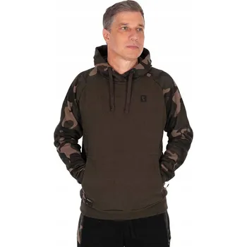 Rybářské oblečení Mikina Fox Khaki/Camo Pullover Premium 310 Hoodie L