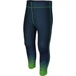 Dětské funkční legíny Wamu Mozaika - zelená / tmavá velikost 134-140