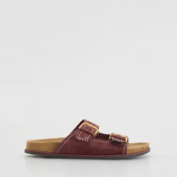 Dámské pantofle Reserved - Pantofle z ovčí kůže - hnědá - 008FF-83X - 008FF-83X-39