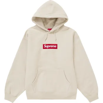 Pánská mikina Supreme Box Logo Hooded Sweatshirt (FW24) Stone Velikost: XXL