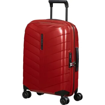 Samsonite ATTRIX Spinner 55cm Červený rozšiřitelný