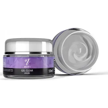 Lak na nehty MAVI STAVEBNÍ GEL UV/LED PRO MANIKÚRU - CLEAR 15ml