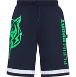 PLEIN SPORT Midnight Blue kraťasy XXL Tmavě modrá