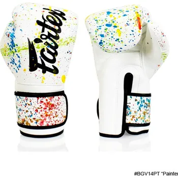 Boxerské rukavice Fairtex Boxerské rukavice Painter BGV14PT - bílé - BGV14PT Velikosti: 16 oz