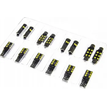 Osvětlení interiéru vozidel Jeep Grand Cherokee WK2 Sada LED žárovek pro osvětlení interiéru, bílá 6000K