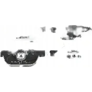 Zavěšení kol BRZDOVÉ DESTIČKY PŘEDNÍ 50-00-0333 ASHIKA VOLVO S90