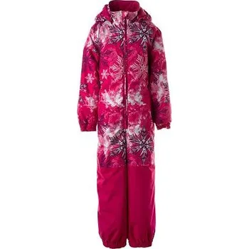 dívčí zimní kombinéza Dětská zimní kombinéza Huppa Wille 1 fuchsia pattern / fuchsia velikost 98