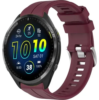 VSECHNONAMOBIL 112646 SILICONE Vyměnitelný řemínek pro Garmin Forerunner 965 bordó