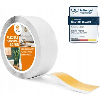 soklová lišta Lišta Quest PVC 20 x 70, délka 100 cm, bílá