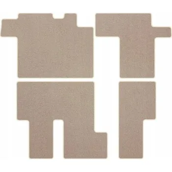 autokoberec Velurové koberce Edecor pro Hyundai Staria 9os. PREM B, sada 4 kusů