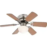 Stropní ventilátor s osvětlením Ugo, 60 W, ø 76 cm, buk/grafit 0307