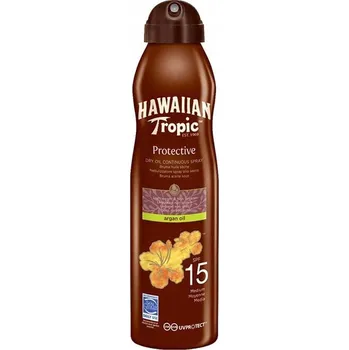 Přípravek na opalování Suchý olej na opalování Hawaiian Tropic Protective Dry Argan Oil SPF15