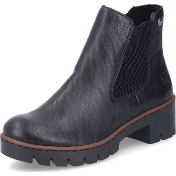 Dámské kozačky Dámská kotníková obuv RIEKER X5776-00 černá W5 41