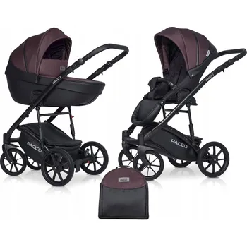 Kočárek Kočárek 2v1 PACCO Riko Basic OTOČNÉ SEDADLO HLINÍKOVÝ RÁM DO 22 KG