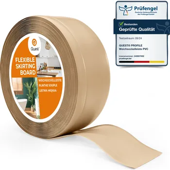 soklová lišta Lišta Quest PVC 20 x 70, délka 100 cm, písková