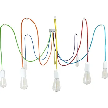 Závěsné svítidlo 101lights Pavouk 7-bodové světlo E27