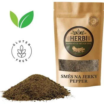 Koření Herbi Pepper směs na jerky, 100 g – výrazné koření s ostrým šmrncem