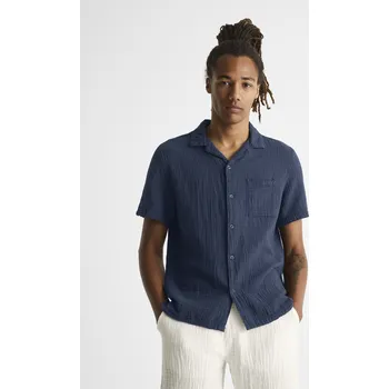 Pánská košile Celio Košile Bagaz 1111231 Tmavě modrá XL