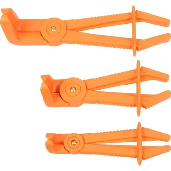 Nářadí pro automobil Triumf kleště na uzavření hadic, zahnuté 90°, délka 155 - 165 - 225 mm, sada 3 díly - 100-05499