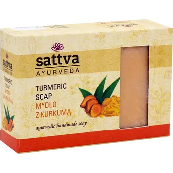 Mýdlo Mýdlo ájurvédské Kurkuma,125 g, Sattva