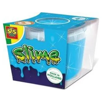 Set školních potřeb Slime niebieski brokat 140g