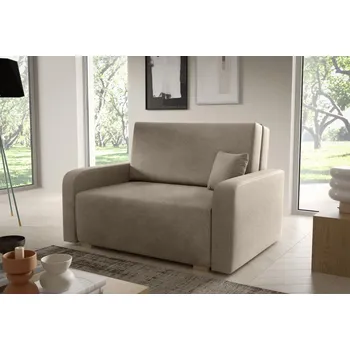 Pohovka Eka Pohovka NESSIE II, 135 cm Barva látky: CURIO 11 (Béžová hnědá)