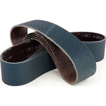 Brusný pás 150 x 2000 mm, zirkonium, pro pásové brusky, modrý, zrnitost K100, 1 ks (TrueTech)