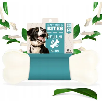 Pamlsek pro psa Kost pro PSA Lisovaná PŘÍRODNÍ 7,5 cm Kousací Hračka PAMLSEK Žvýkací Pamlsek z Hovězí Kůže