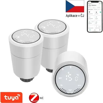 Hlavice pro radiátor Immax 3x Immax NEO Smart Zigbee termostatická kartuše