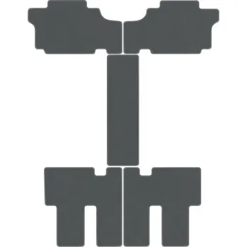 autokoberec Velurové autokoberce Edecor Hyundai Staria 7os. PREM S 5 ks.