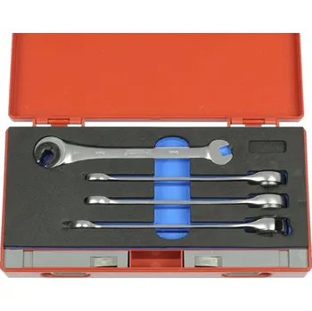 Ruční nářadí Triumf klíče očkoploché ráčnové 8 - 11 mm, na převlečné matice, sada 4 díly - 100-03731