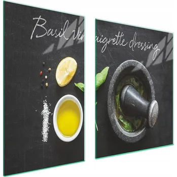 Obraz Skleněná ochranná deska na sporák 100x52 cm Kuchyně