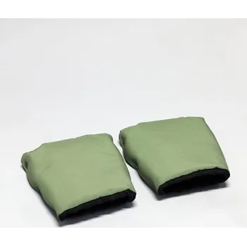 Dělený rukávník oliva s černým minky