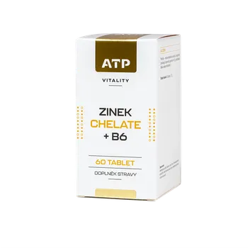 Zdraví ATP Vitality Zinek Chelate + B6 60 tbl VÝPRODEJ