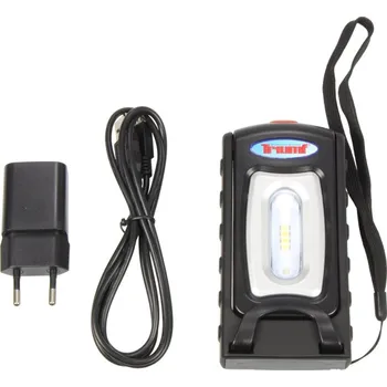Triumf lampa montážní 2 LED - ultra svítivá, skládací, akumulátorová 230 V, Li 3,7 V / 1200 mAh, IP20 - 100-05779