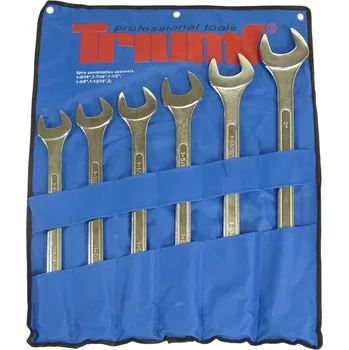 Ruční nářadí Triumf klíče očkoploché 1.5/16" - 2", prodloužené, sada 6 dílů - 100-05385