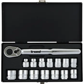 Gola sada Triumf gola sada 1/2", 12ti hran 8 - 24 mm, extra krátké hlavice, 15 dílů - 100-05627