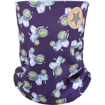 Nákrčník Dětský nákrčník Little Angel podšitý Outlast® Traktory - sv. modrá