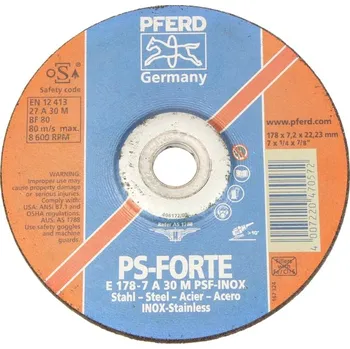 Brusný kotouč Pferd kotouč brusný E 125-7 A30 M PSF-INOX - 103-471159