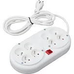 Munos kabel prodlužovací BASIC 3 m, 8 zásuvek s vypínačem, H05VV-F3G1,5, 230V - 039-1002530