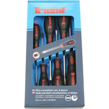 Šroubovák Triumf Sk šroubováky ploché PL3 - PL8, S2, sada 6 dílů - 100-07291