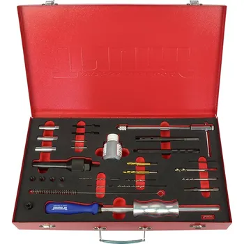 Nářadí pro automobil Triumf sada na vytahování zalomených žhavičů M10x1, a na opravu závitů, sada, 30 dílů - 100-05534