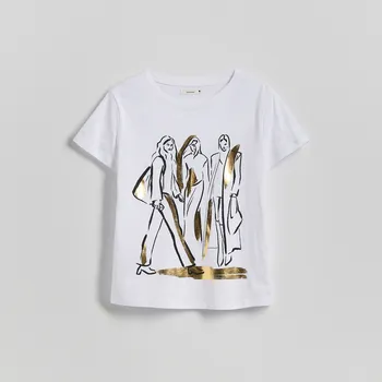 Reserved - Tričko s potiskem - bílá - 404GA-00X - 404GA-00X-L