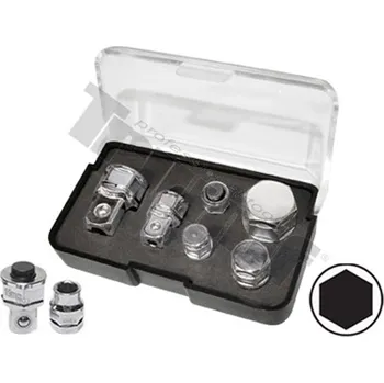 Ruční nářadí Triumf adaptéry pro očkoploché klíče, sada 6 dílů - 100-01861