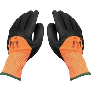 Pracovní rukavice Canis Safety rukavice pracovní bezešvý úplet máčené v PU ze 3/4, vel.9", s protiskluzovými terčíky - 031-00131