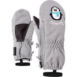 Dětské zimní rukavice Ziener Le ZOO MINIS light melange - celorozepínací palčáky s poutkem velikost rukavic 1 rok (1)