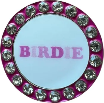 Magnetické golfové markovátko s krystaly - birdie
