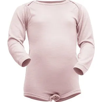 Dětské funkční body s merinem Devold Breeze chalk pink tenké velikost 68