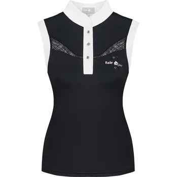 Dámské tričko Fair Play Závodní jezdecké tílko CECILE ROSEGOLD SL Barva: Hnědá, Velikost: 38