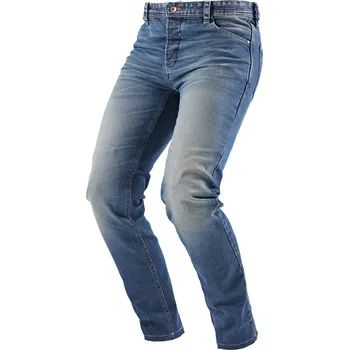 Moto kalhoty Džíny na motorku Furygan D12 X Kevlar® Straight seprané světle modré W32/L30